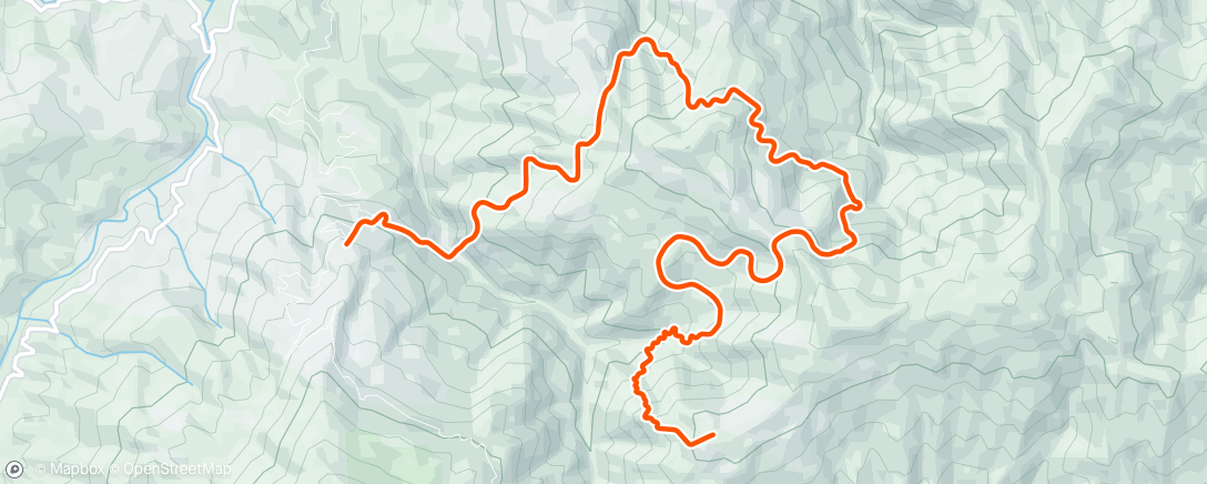 Map of the activity, Zwift - FTP Test (shorter) in France