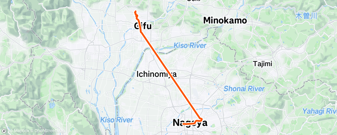Map of the activity, Morning Ride