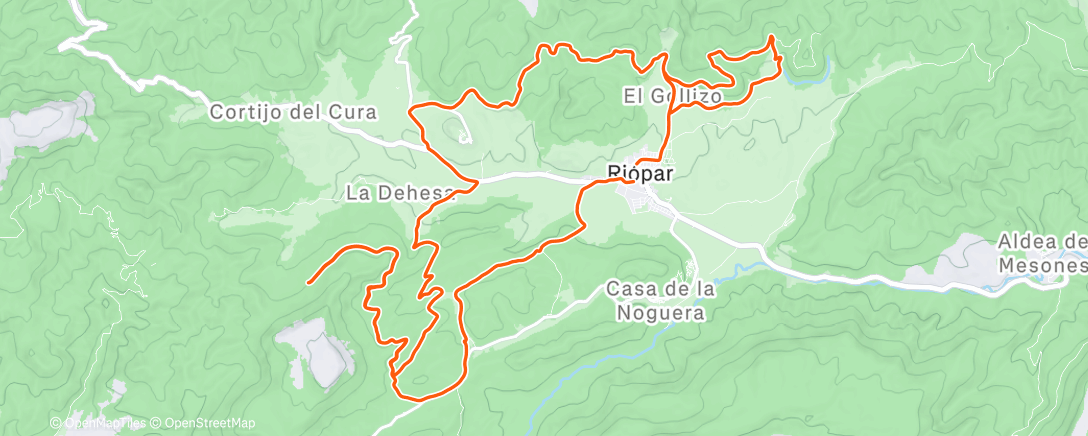 Карта физической активности (Penúltimo dia del año en btt)