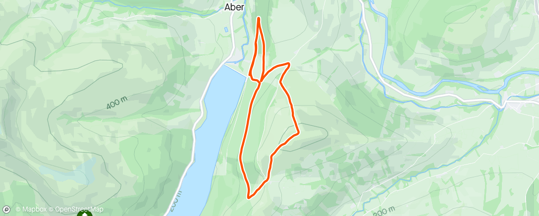 Map of the activity, Tor Y Foel 🥇