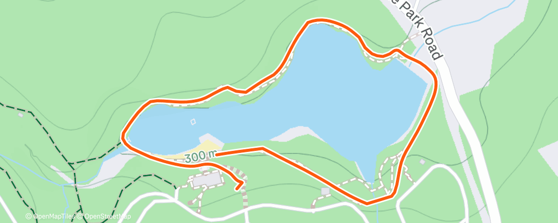 Карта физической активности (Lake Placid Loop)