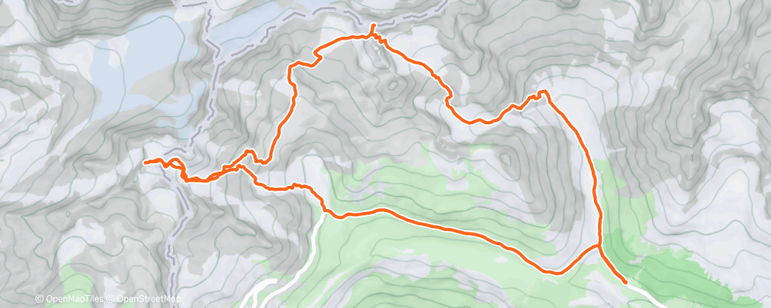Map of the activity, Stössenstock - Fünffingerstock