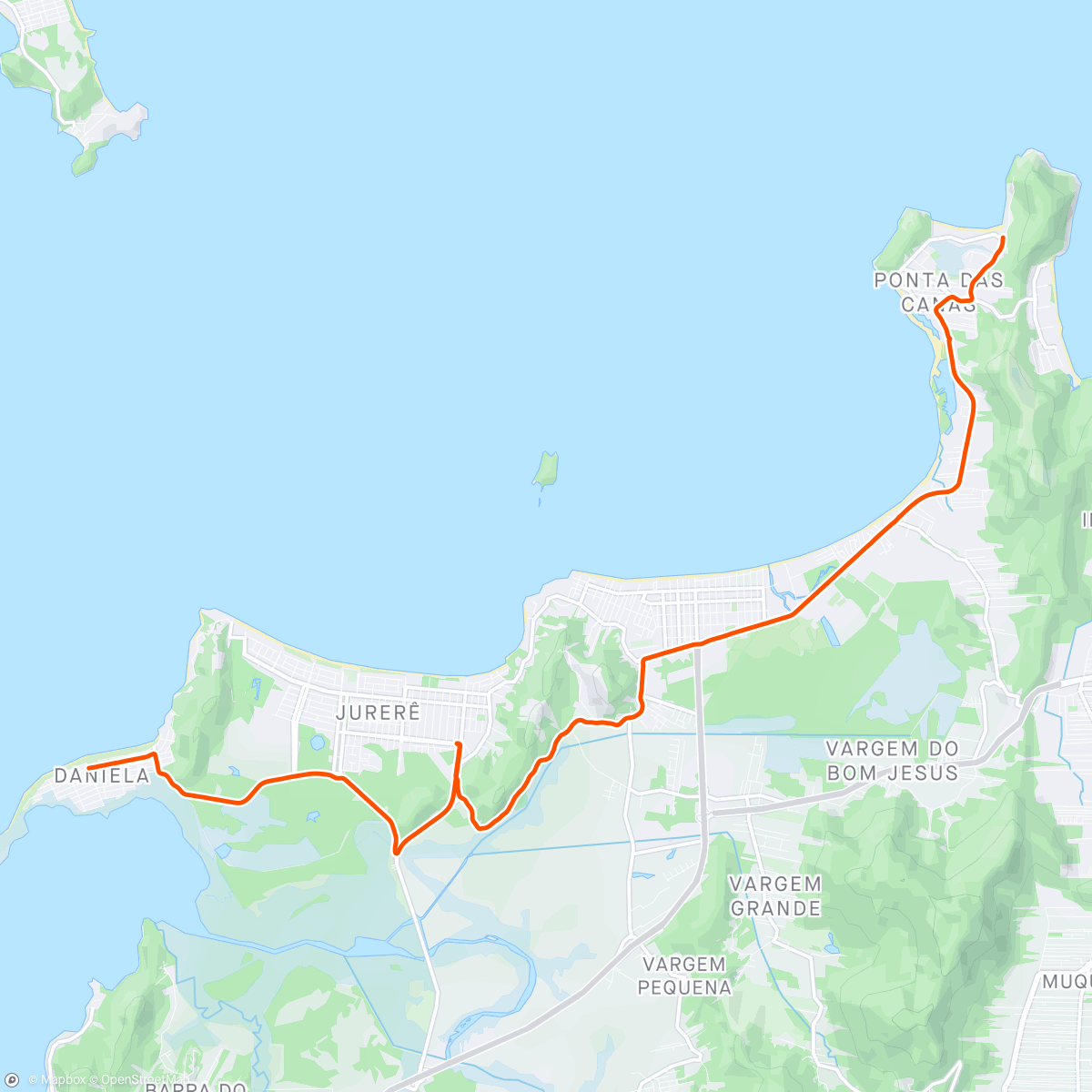 Map of the activity, Equipe Biker Loreto'S em treino número de 125/2024
