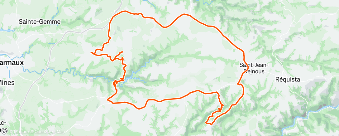 Carte de l'activité