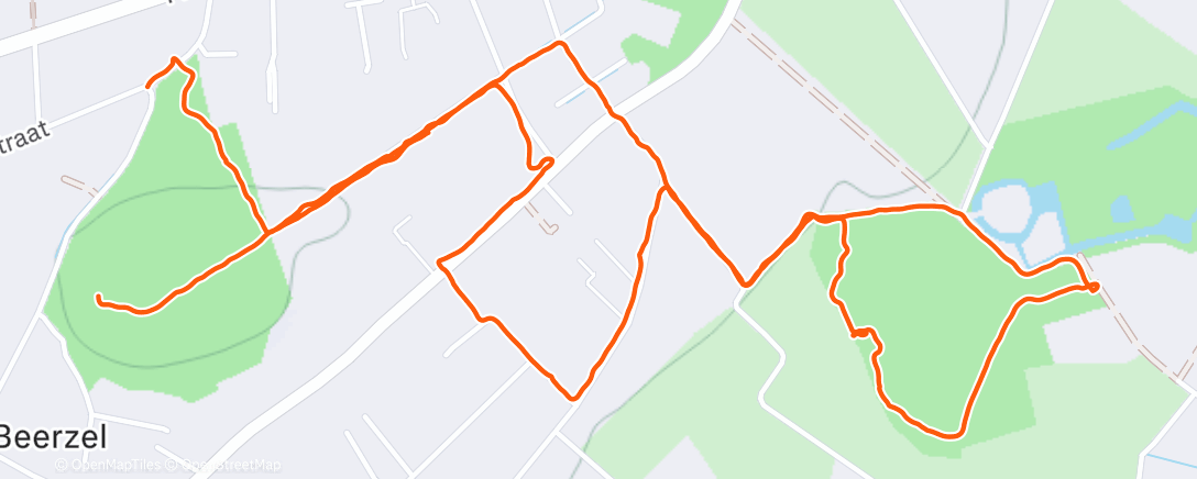 Map of the activity, Wandeling met Remi en Nova 🐶🐶.