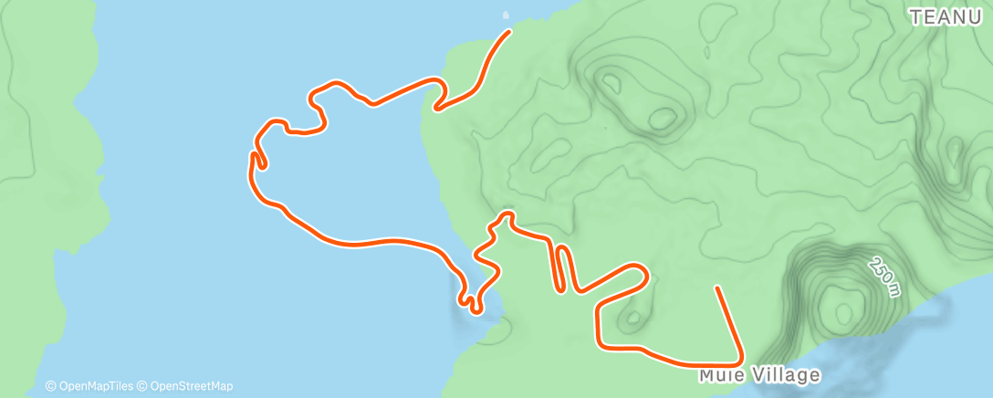 Карта физической активности (Zwift - Stayin' Alive [Lite] on Beach Island Loop in Watopia)