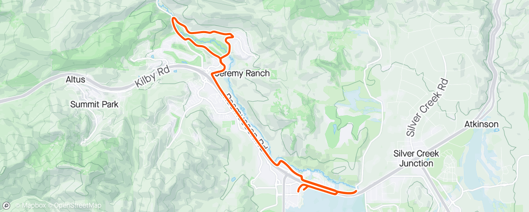 Map of the activity, First ride first flat 😕