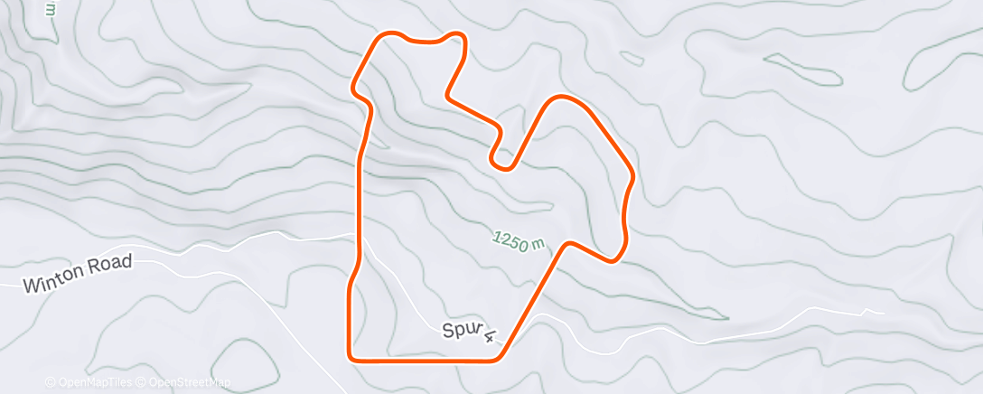 Карта физической активности (MyWhoosh - Downtown LA)