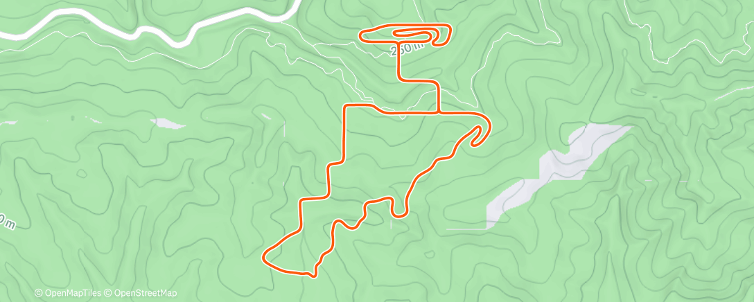 Map of the activity, MyWhoosh - Aerobic 12's #1