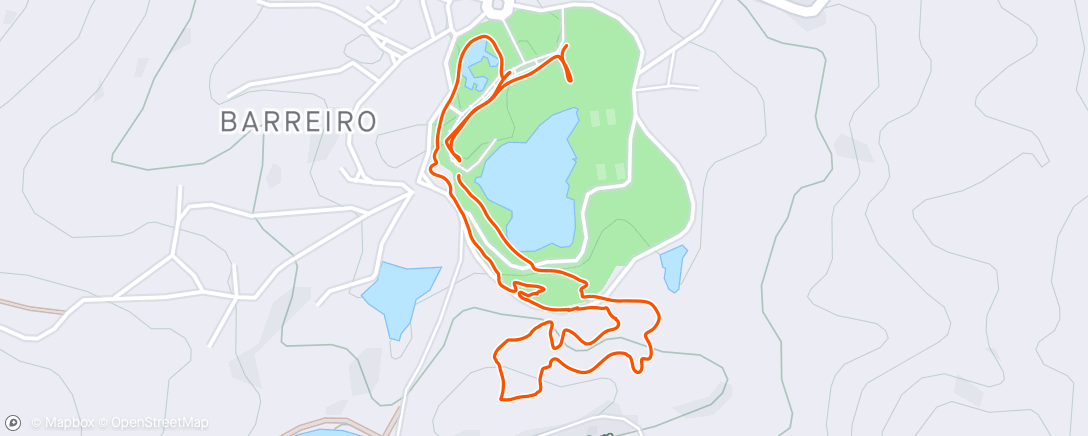 Map of the activity, Track Walk