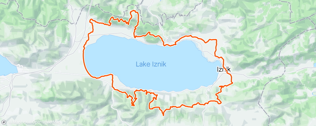 Map of the activity, İznik Ultra