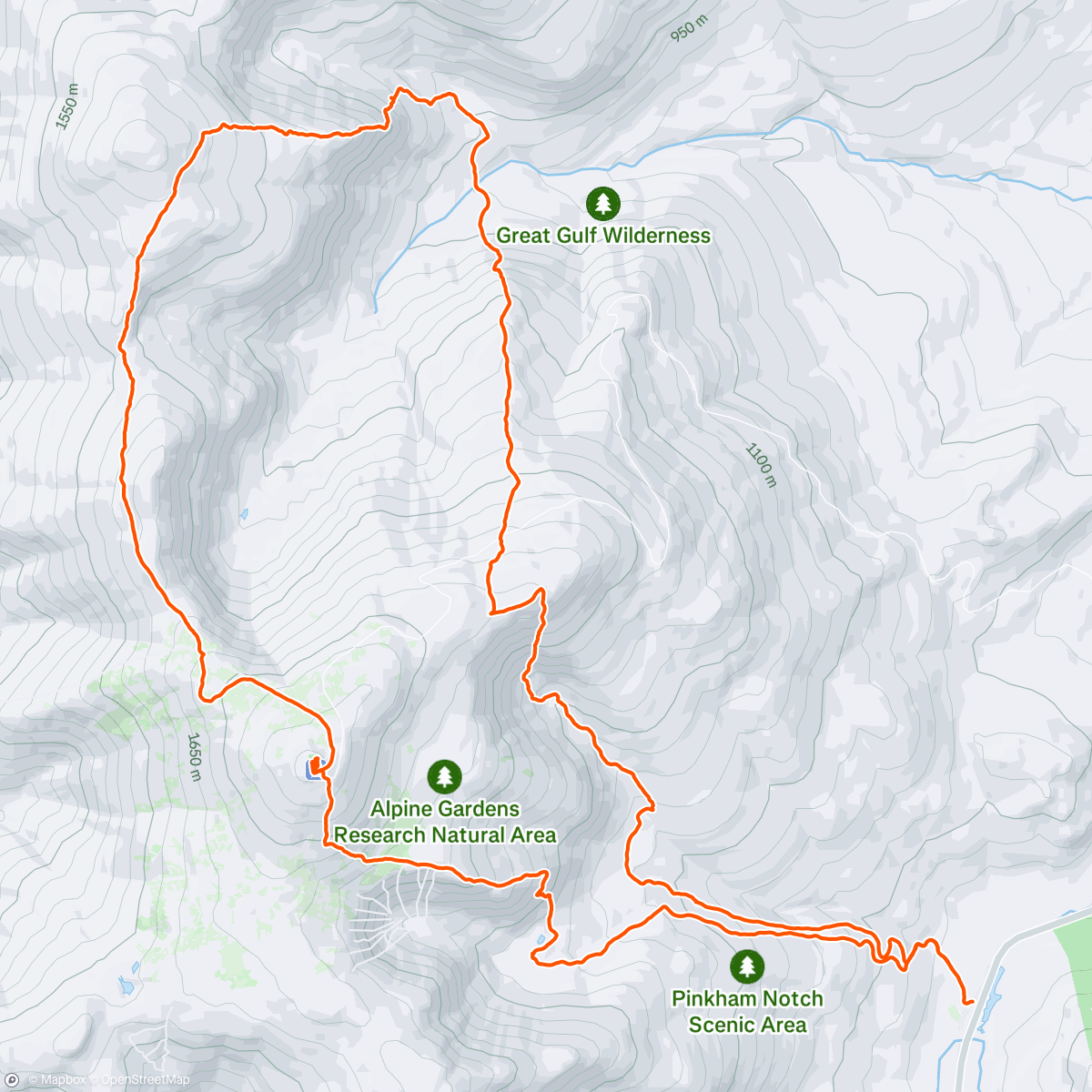 Map of the activity, Just another day on Washington