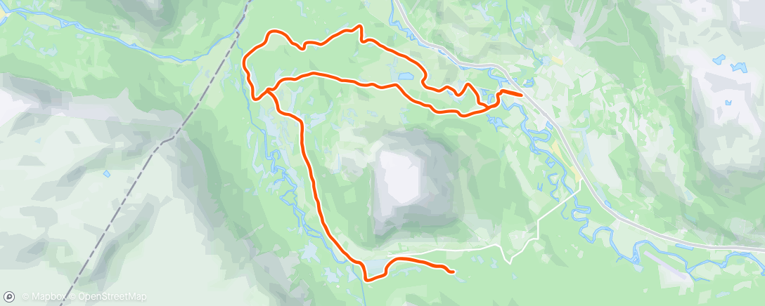Map of the activity, Brøstdalen++