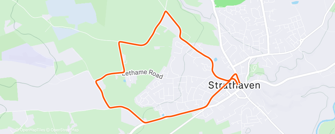 Карта физической активности (Morning Run)