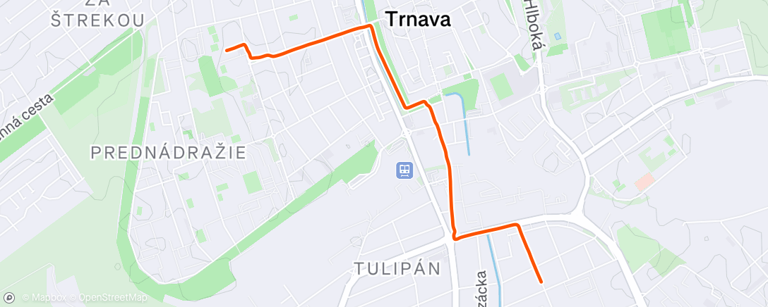 Map of the activity, Morning Ride