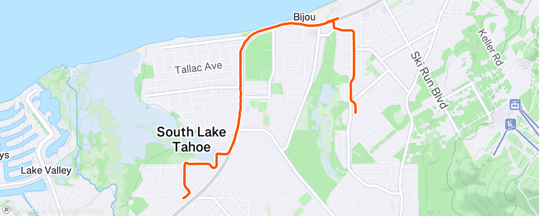 Map of the activity, bike path clean up