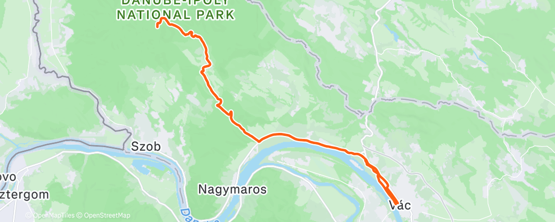 Map of the activity, Afternoon Ride