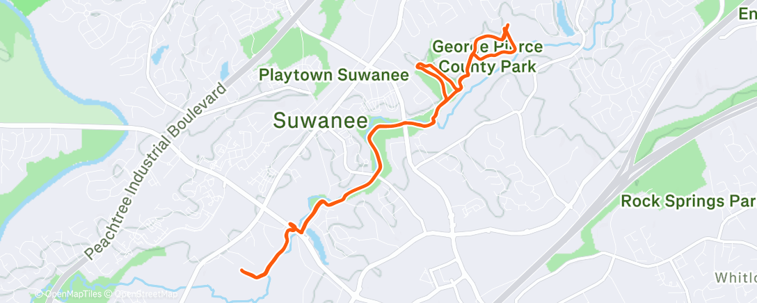 Карта физической активности (Last George Pierce of 2025)