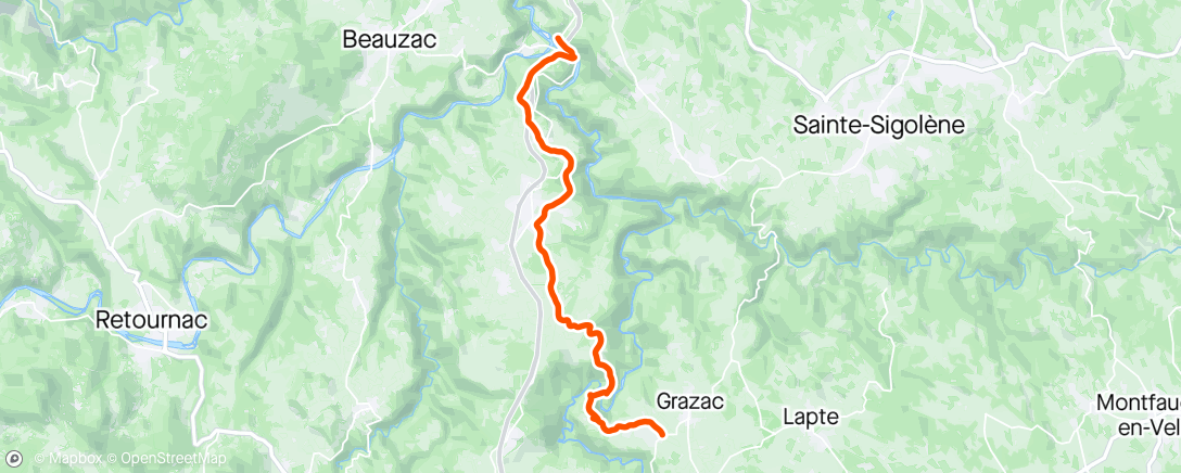 Map of the activity, Raid INSA Jour 3 / Trail et course d orientation