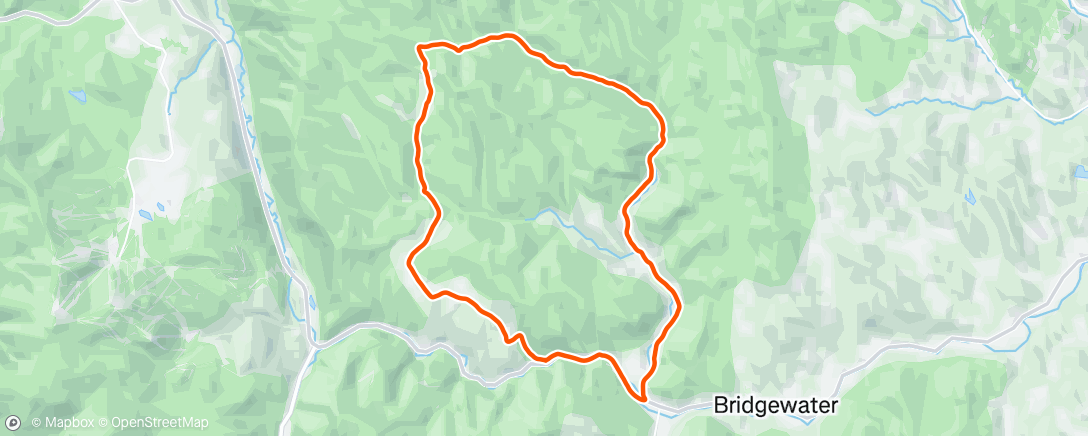 Map of the activity, Morning Run