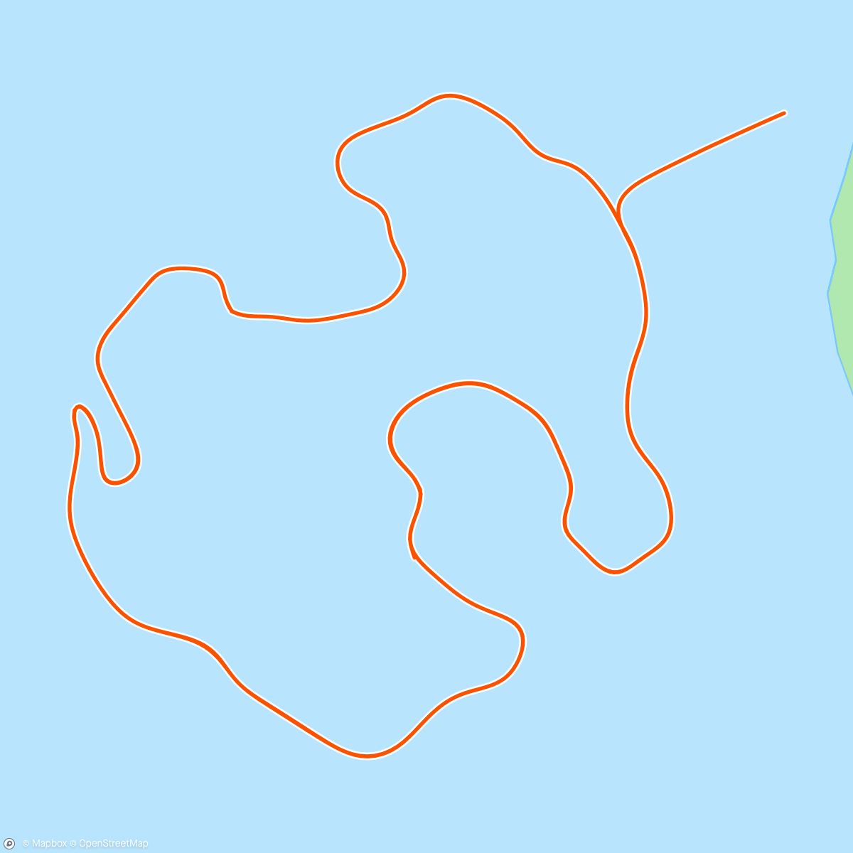 Map of the activity, Zwift - Volcano Circuit in Watopia