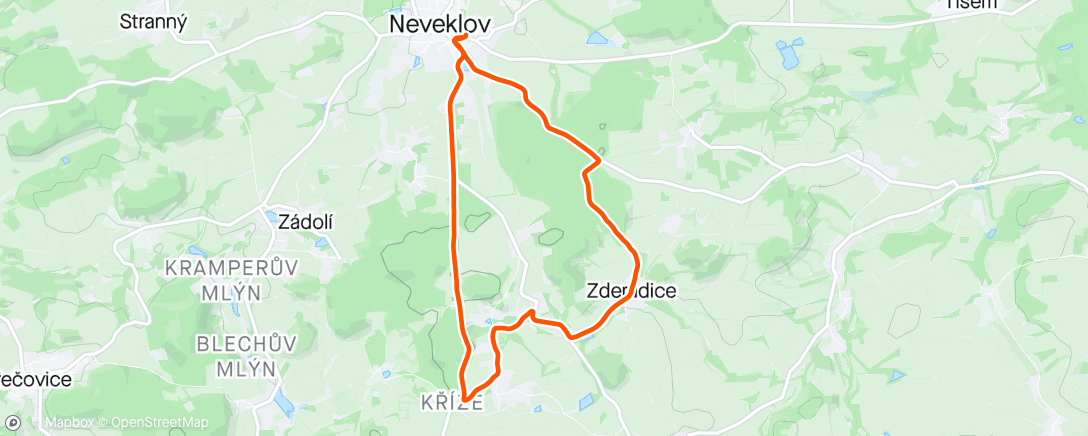 Map of the activity, Nedělní desítka 😇