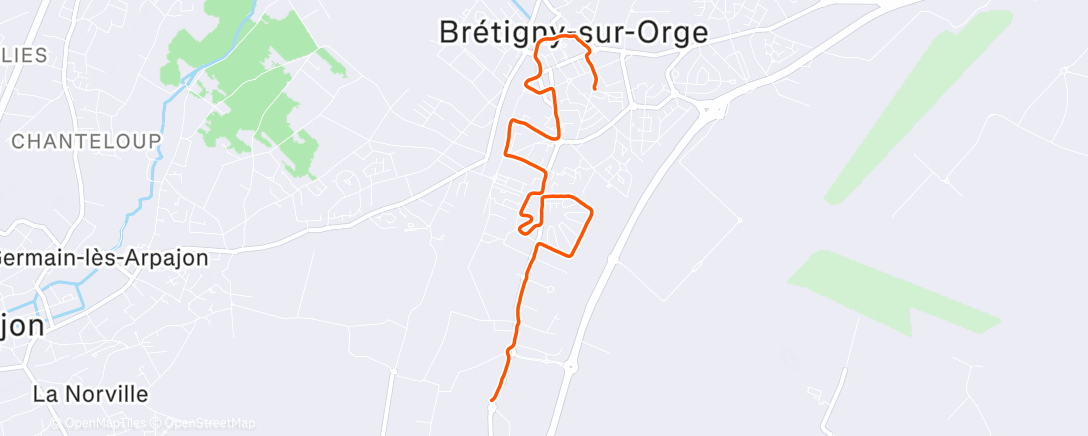 Map of the activity, Aller salle