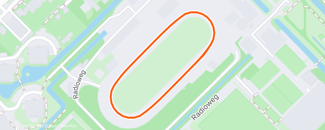 Map of the activity, Schaatsen op ijsbaan Jaap Eden in Amsterdam🩵