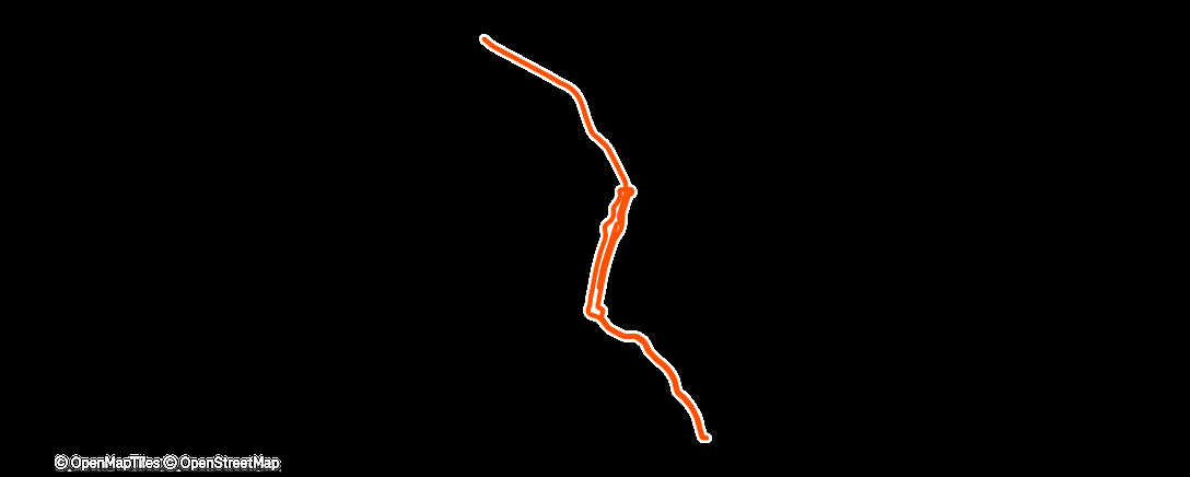 Map of the activity, Morning Ride