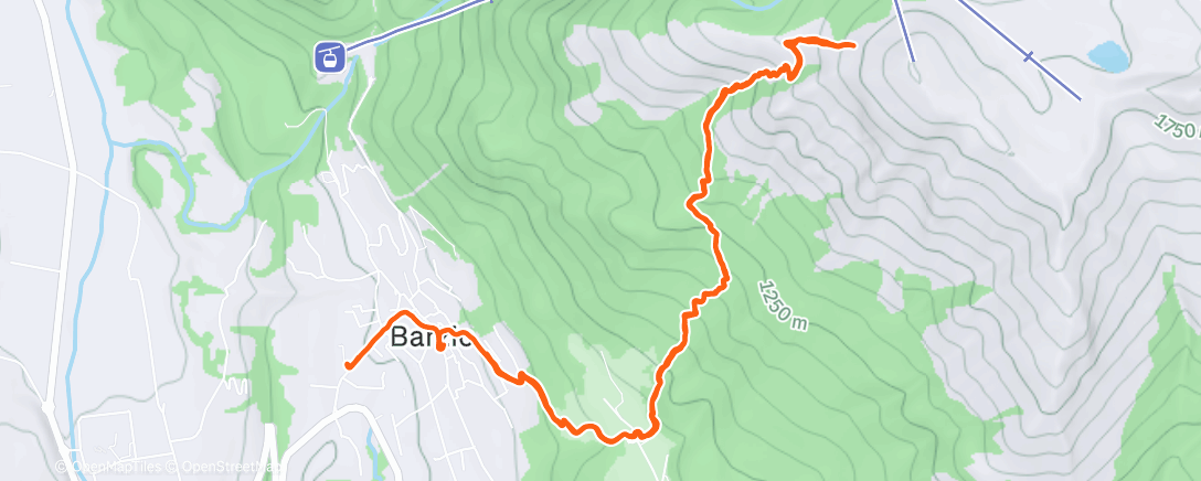 Карта физической активности (Barzio - Piani di Bobbio (Pequeño))