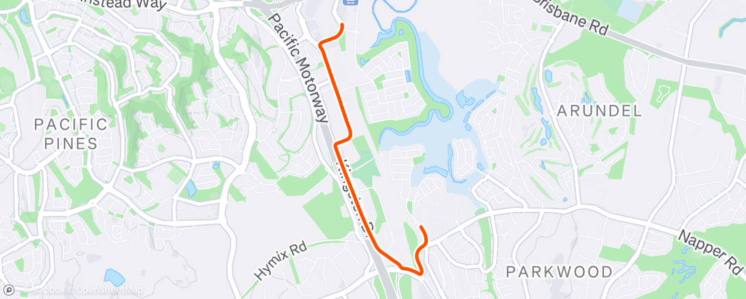 Map of the activity, Afternoon Ride