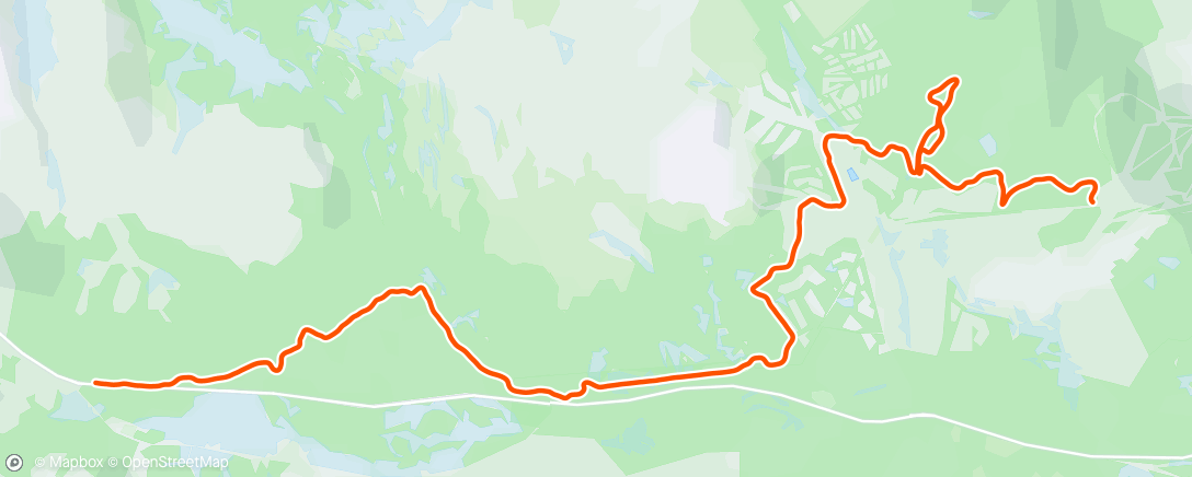 Map of the activity, Pass 22: Klövsjötoppen - Vemdalsskalet (17 km)