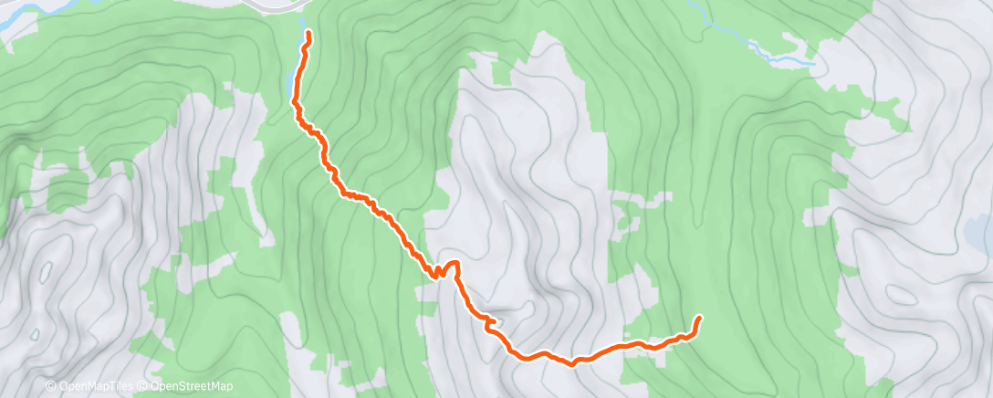 Mapa de la actividad (Morning Backcountry Ski)