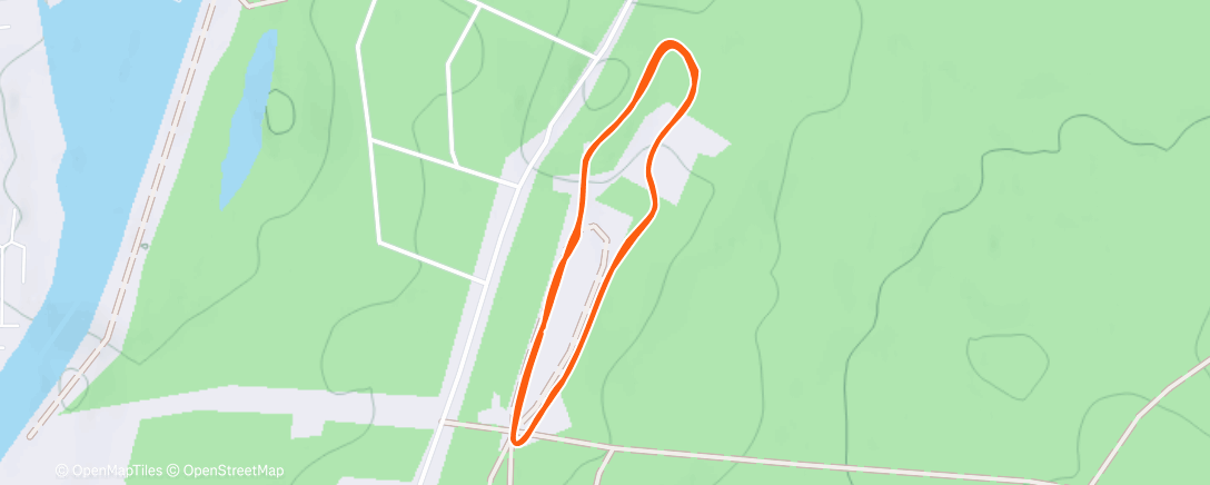 Map of the activity, Северный лыжный заезд (после обеда)