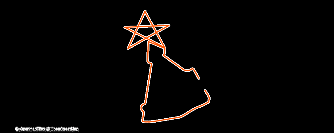 Map of the activity, Star-va Art ⭐