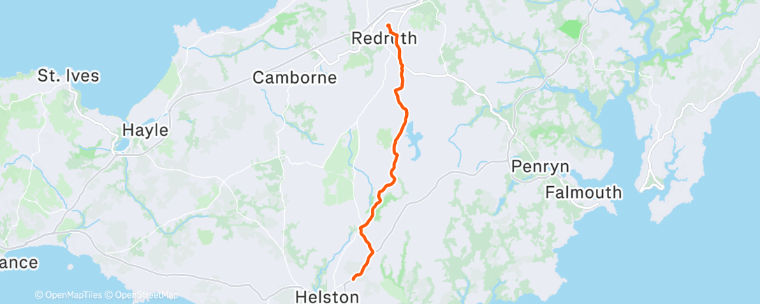 Map of the activity, Morning Ride