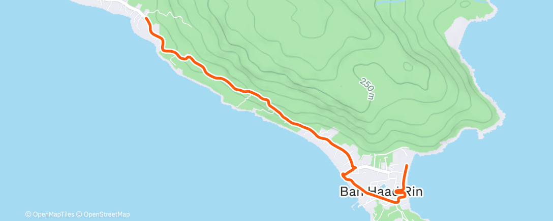 Map of the activity, Morning Hike I 29 grader og seje stigninger - så hårdt🤪