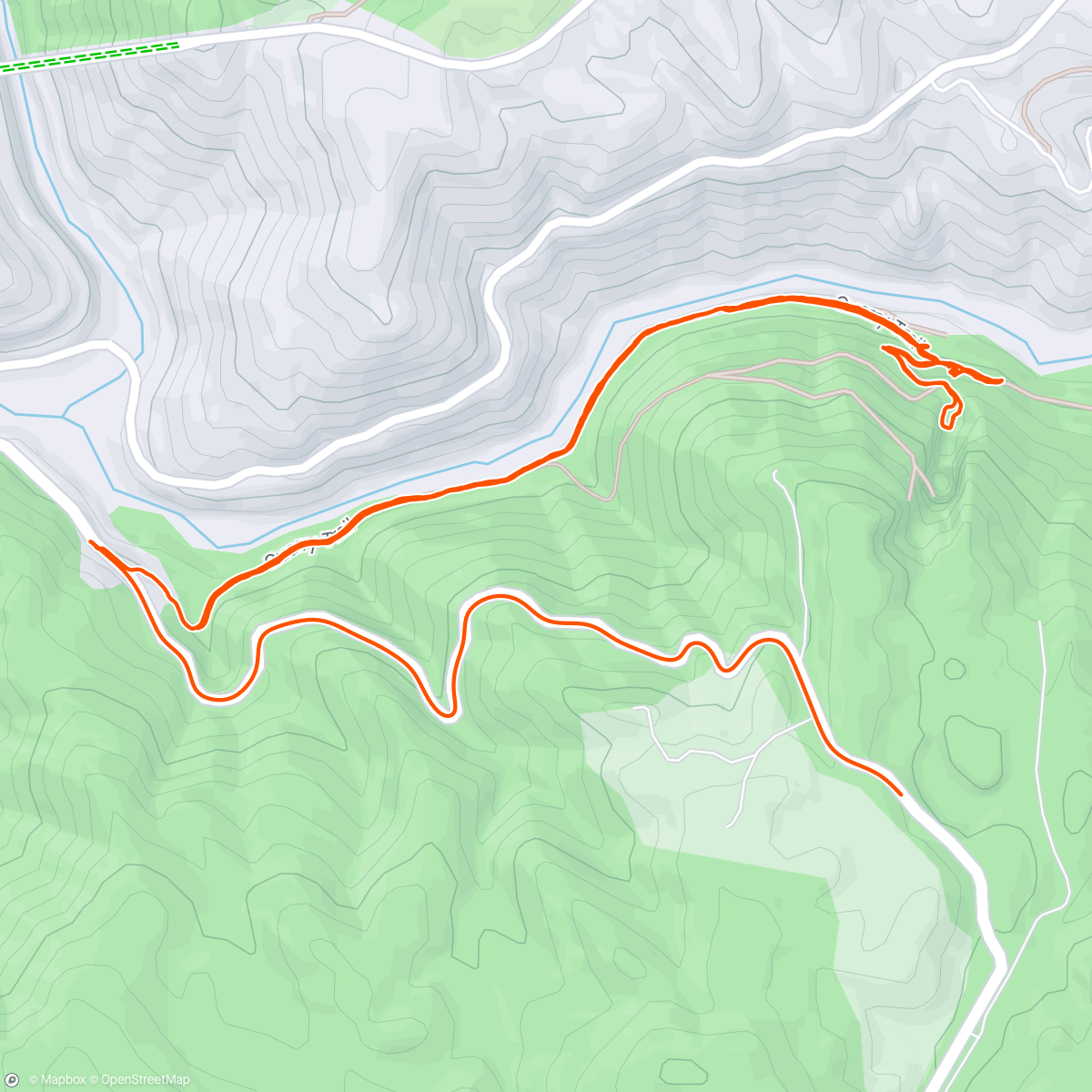 Map of the activity, Principal Hike
