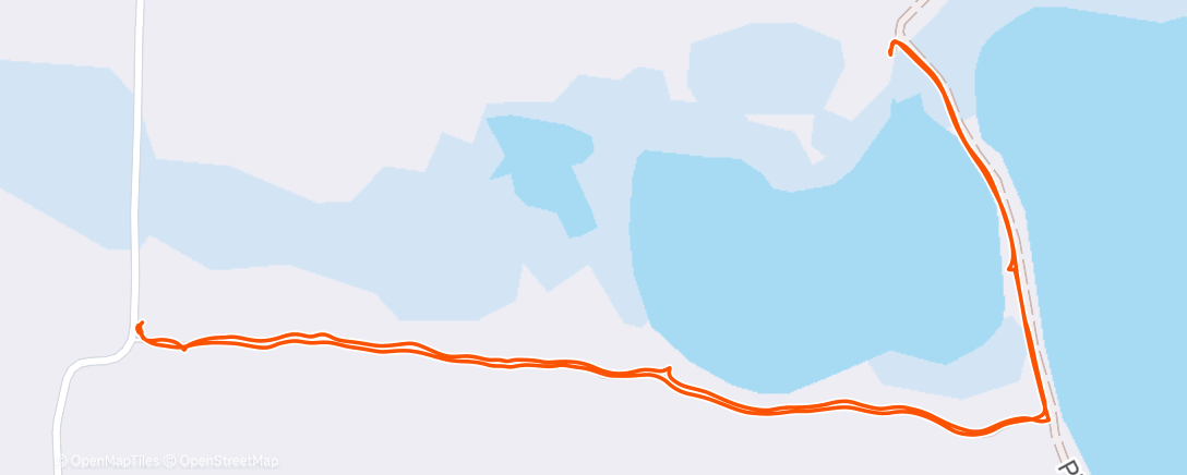 Map of the activity, Lunch Hike