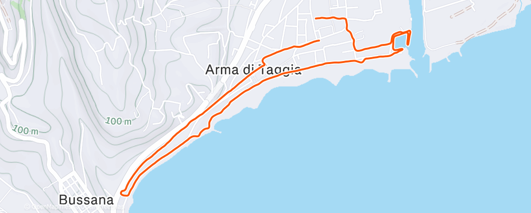 Map of the activity, Lento Z1-Z2