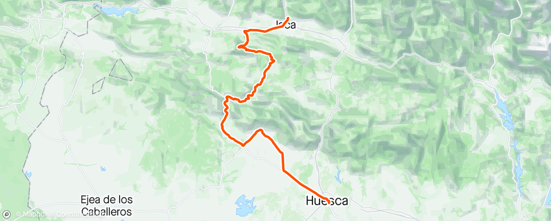 Map of the activity, Vuelta stage 5