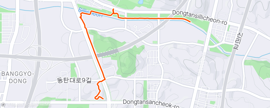 Map of the activity, 봄 산책