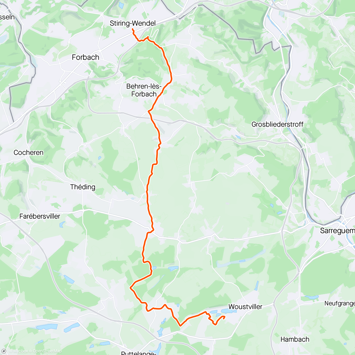 Map of the activity, Marche