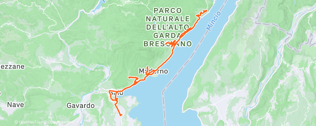 Карта физической активности (Easy endu Ride)