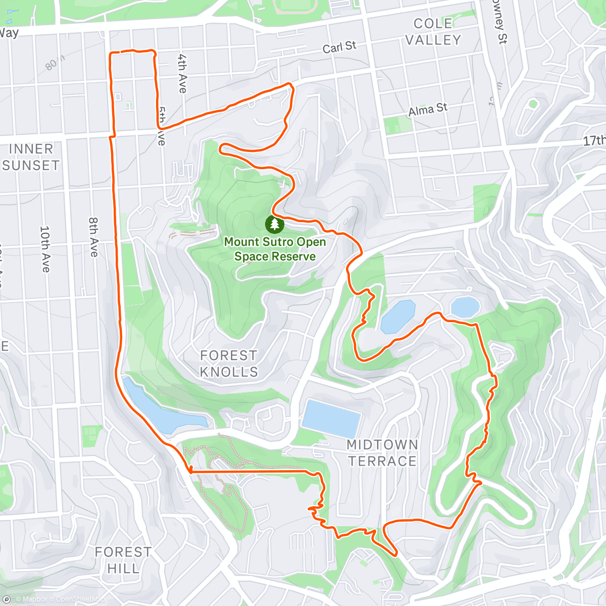 Mapa da atividade, Twin Peaks Santa