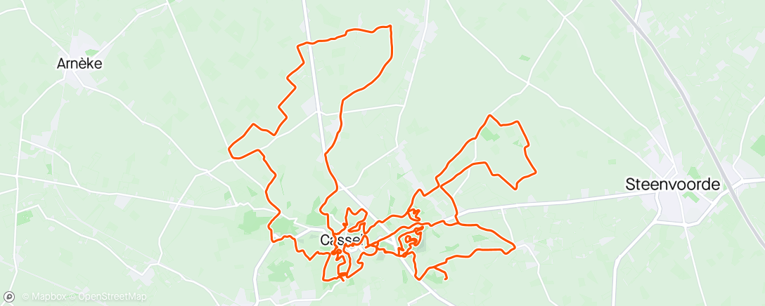 Map of the activity, MTB Cassel Trophy