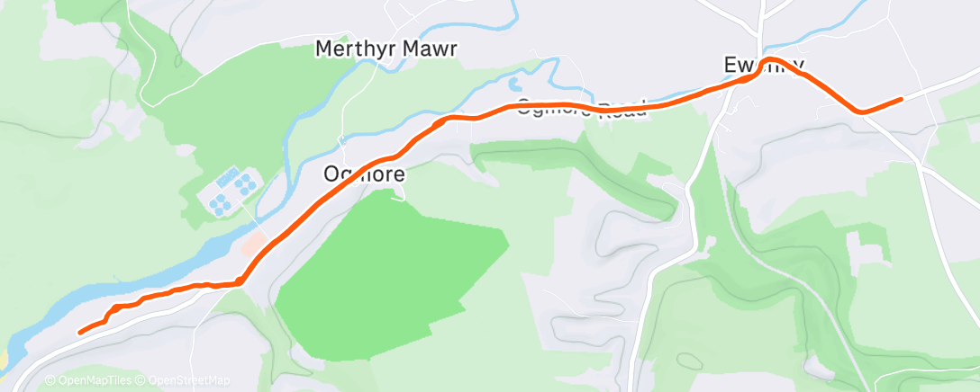 Карта физической активности (Lunch Run)