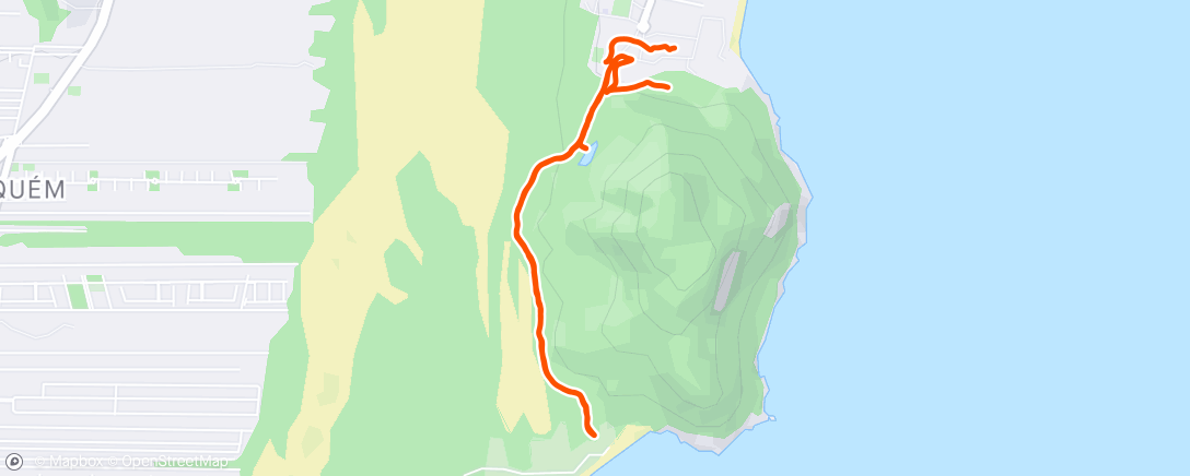 Mapa da atividade, Caminhada matinal