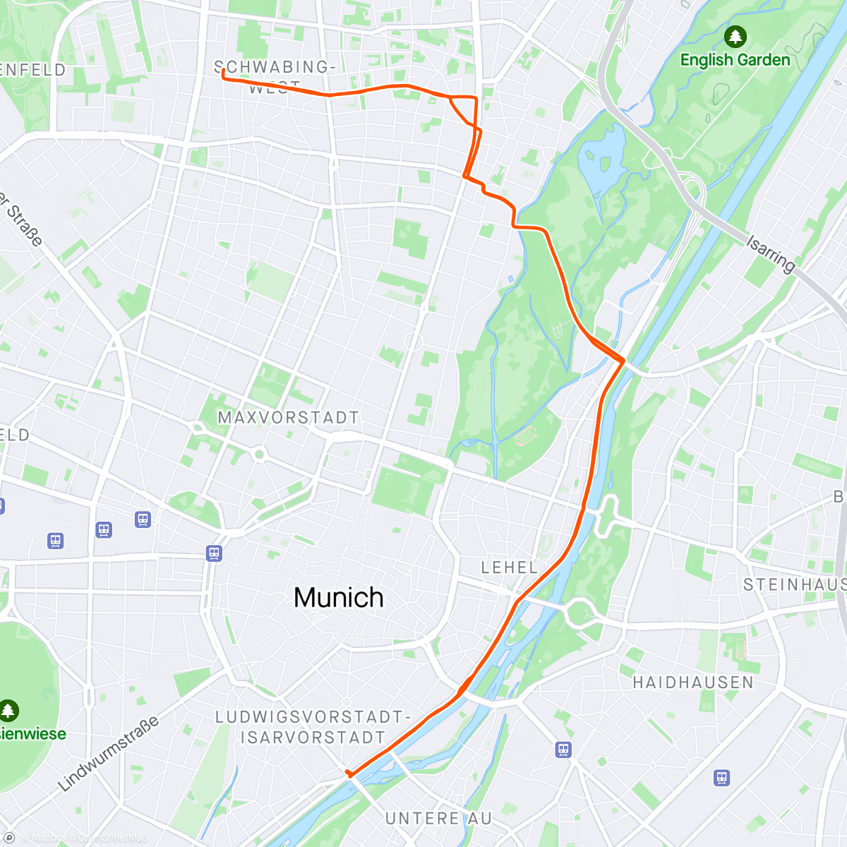 Map of the activity, Zur Eisdiele 🍦