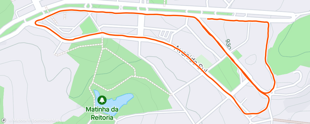 「Corrida na UFLA」活動的地圖